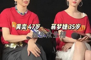 黄奕蒋梦婕红毯同框，47岁VS35岁惊艳对决
